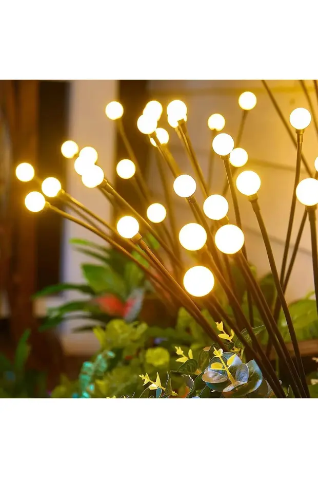 8 Ledli Solar Bahçe Işıkları Dış Mekan Peyzaj 3 Modlu Bahçe Çiti Güneş Enerjili Süs Lamba